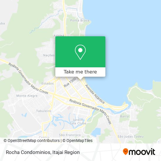 Rocha Condominios map