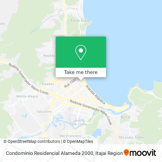 Condominio Residencial Alameda 2000 map