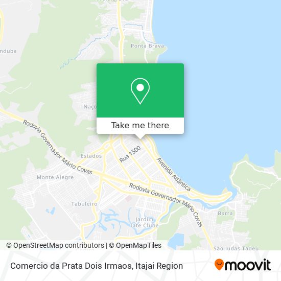 Comercio da Prata Dois Irmaos map