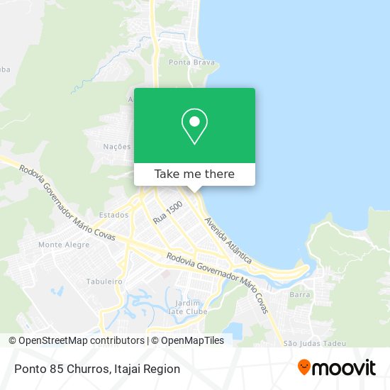 Ponto 85 Churros map