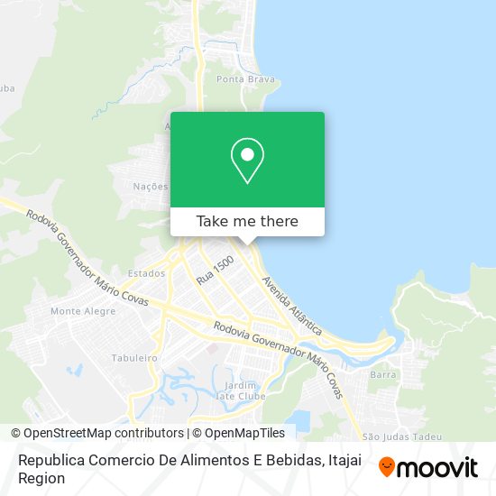 Republica Comercio De Alimentos E Bebidas map