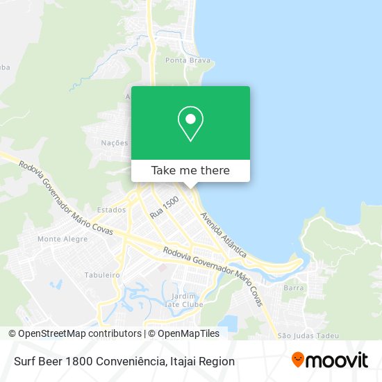 Mapa Surf Beer 1800 Conveniência