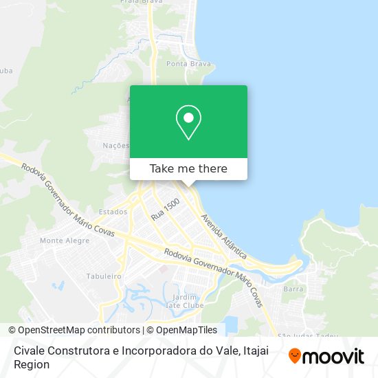 Civale Construtora e Incorporadora do Vale map