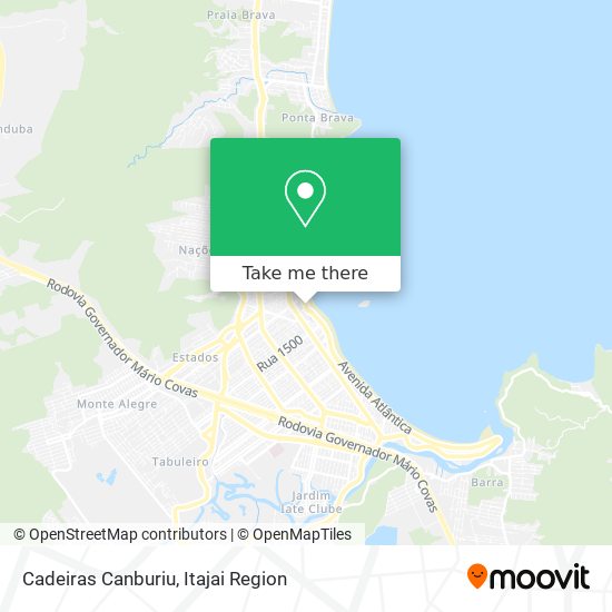 Cadeiras Canburiu map