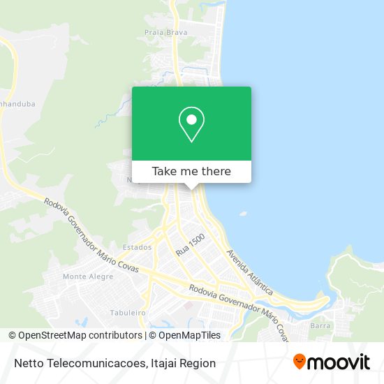 Mapa Netto Telecomunicacoes