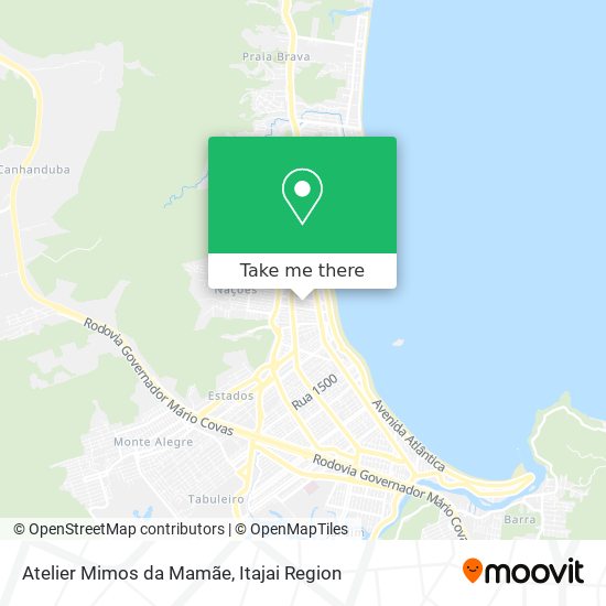Atelier Mimos da Mamãe map