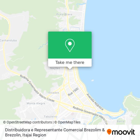 Distribuidora e Representante Comercial Brezolim & Brezolin map