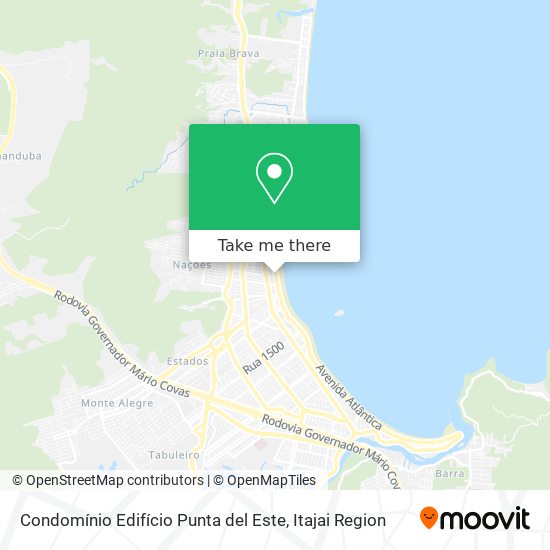 Condomínio Edifício Punta del Este map