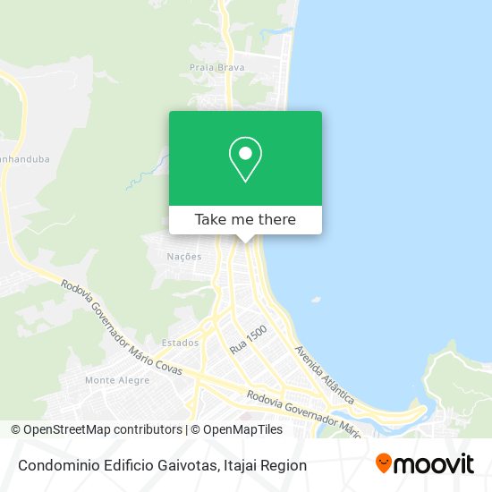 Mapa Condominio Edificio Gaivotas