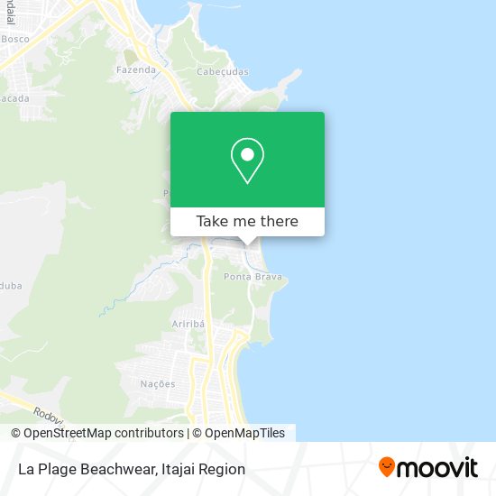 La Plage Beachwear map