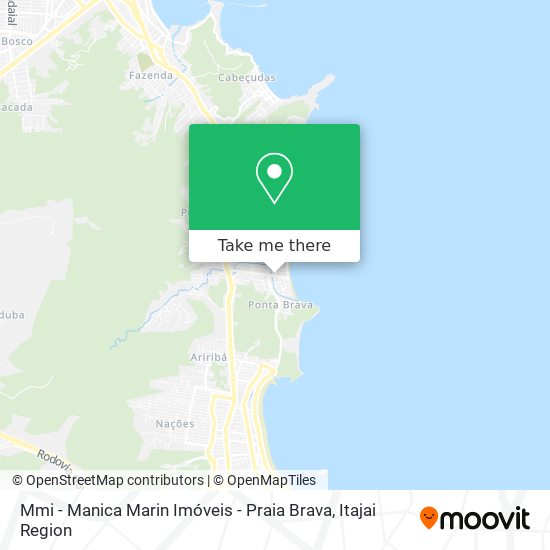 Mapa Mmi - Manica Marin Imóveis - Praia Brava