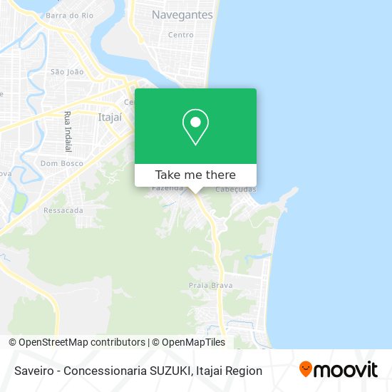 Saveiro - Concessionaria SUZUKI map