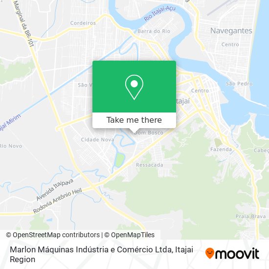 Marlon Máquinas Indústria e Comércio Ltda map