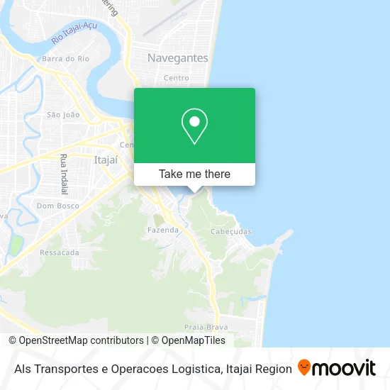 Als Transportes e Operacoes Logistica map