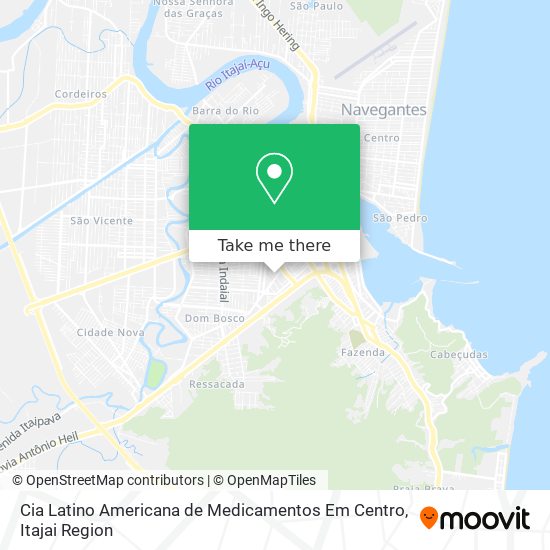 Cia Latino Americana de Medicamentos Em Centro map