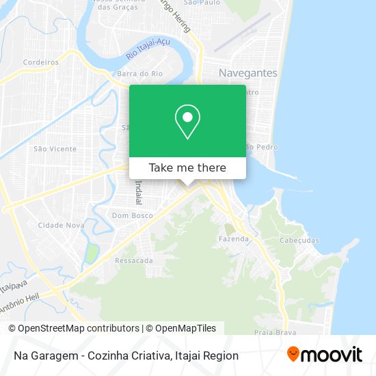 Na Garagem - Cozinha Criativa map