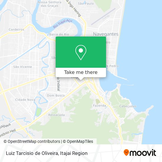 Mapa Luiz Tarcisio de Oliveira