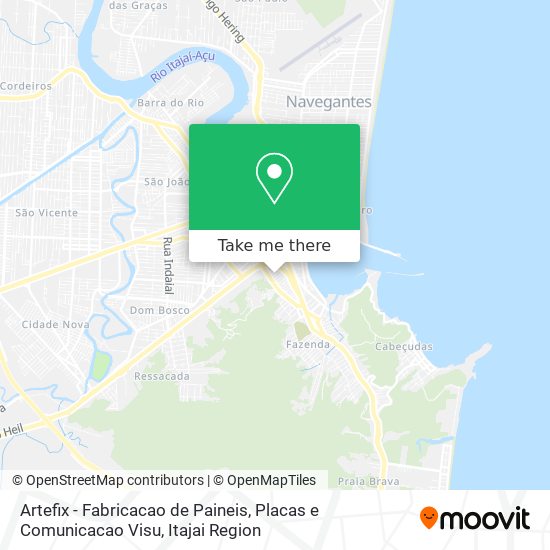 Artefix - Fabricacao de Paineis, Placas e Comunicacao Visu map