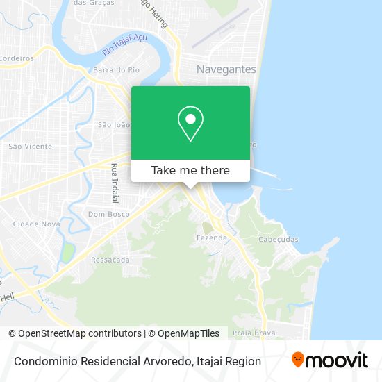 Condominio Residencial Arvoredo map