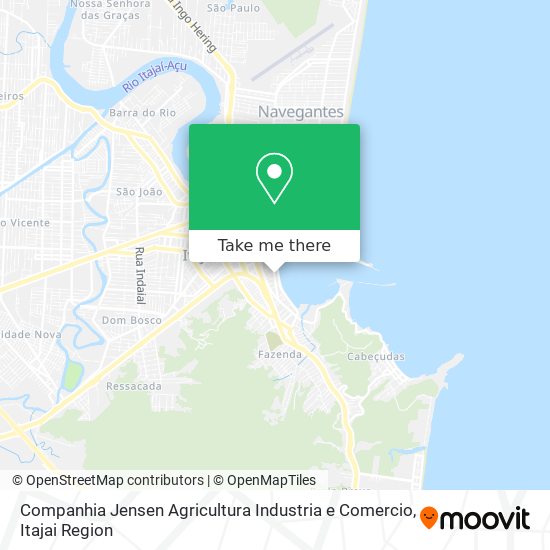 Companhia Jensen Agricultura Industria e Comercio map