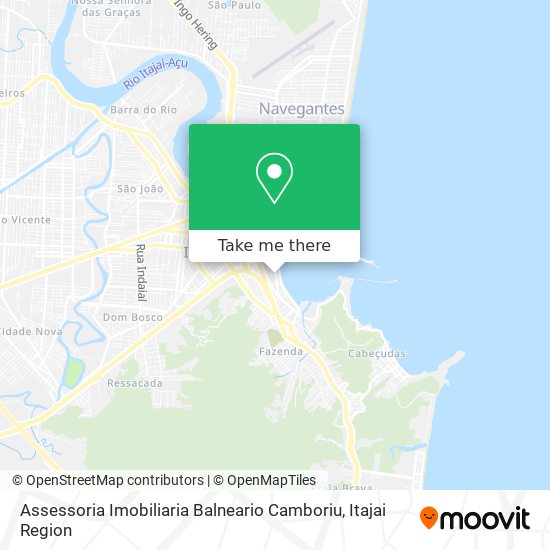 Mapa Assessoria Imobiliaria Balneario Camboriu