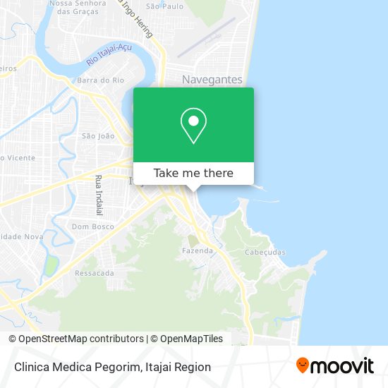 Clinica Medica Pegorim map