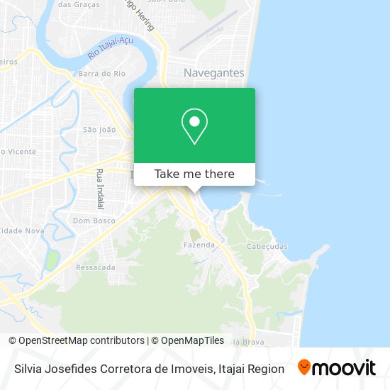 Mapa Silvia Josefides Corretora de Imoveis