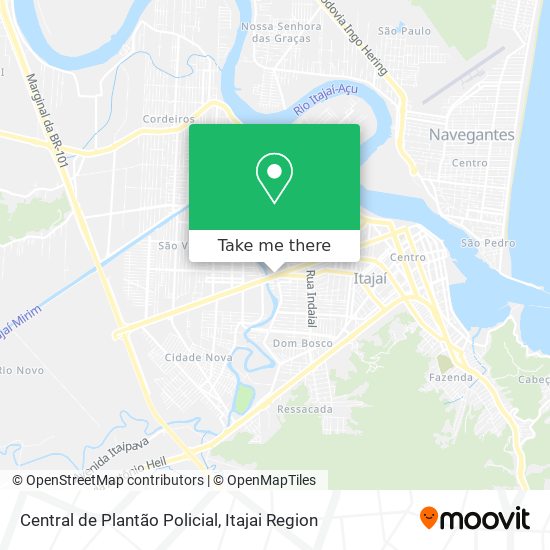 Central de Plantão Policial map