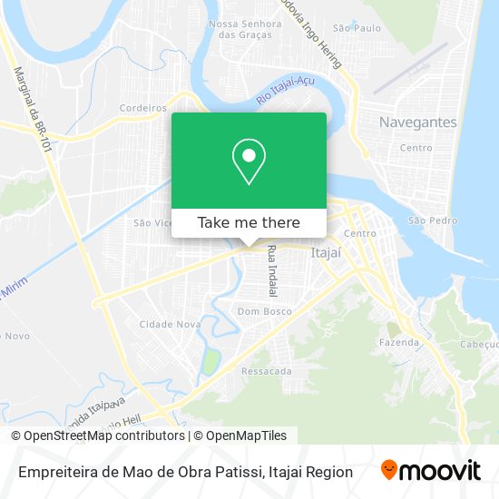 Empreiteira de Mao de Obra Patissi map