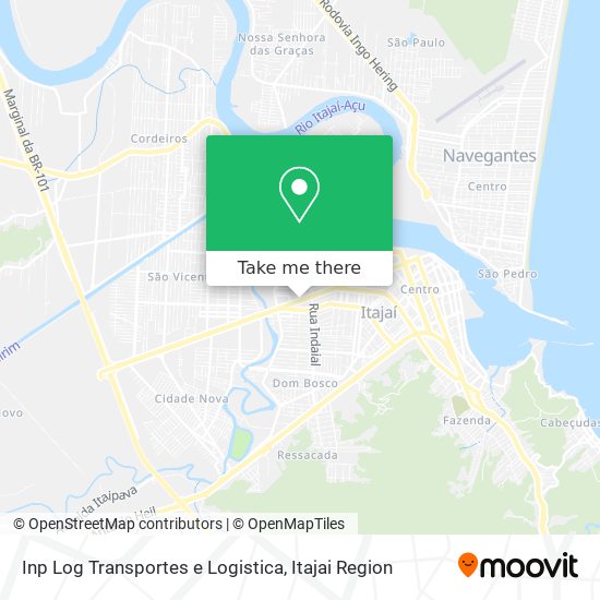 Inp Log Transportes e Logistica map