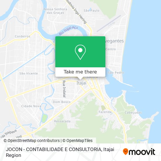 Mapa JOCON - CONTABILIDADE E CONSULTORIA