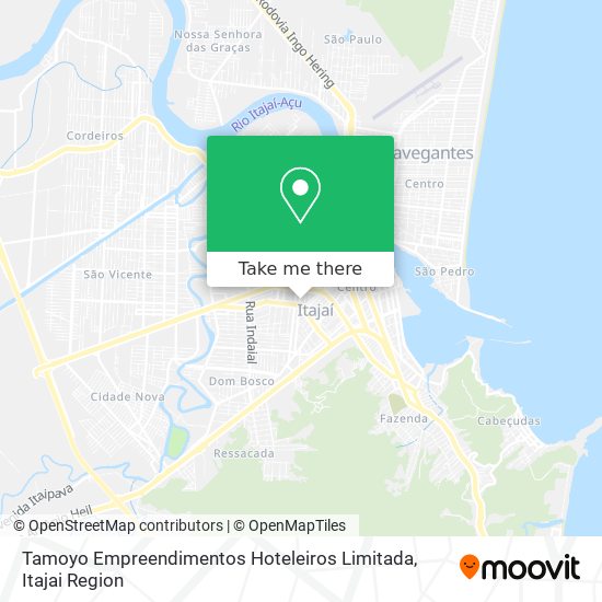 Mapa Tamoyo Empreendimentos Hoteleiros Limitada