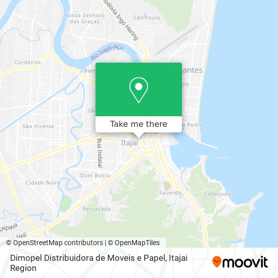 Dimopel Distribuidora de Moveis e Papel map