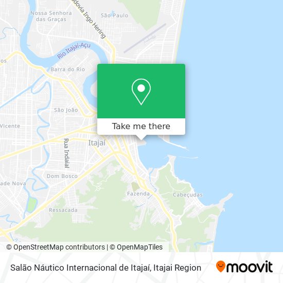 Mapa Salão Náutico Internacional de Itajaí