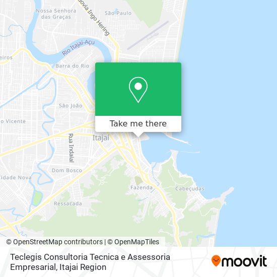 Mapa Teclegis Consultoria Tecnica e Assessoria Empresarial