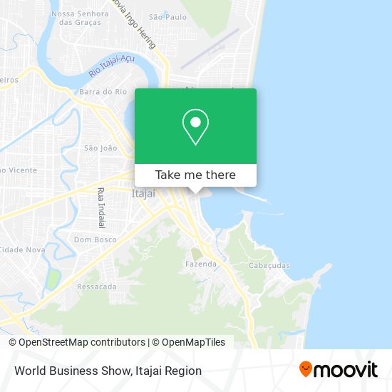 World Business Show map