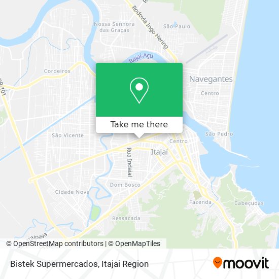 Bistek Supermercados map