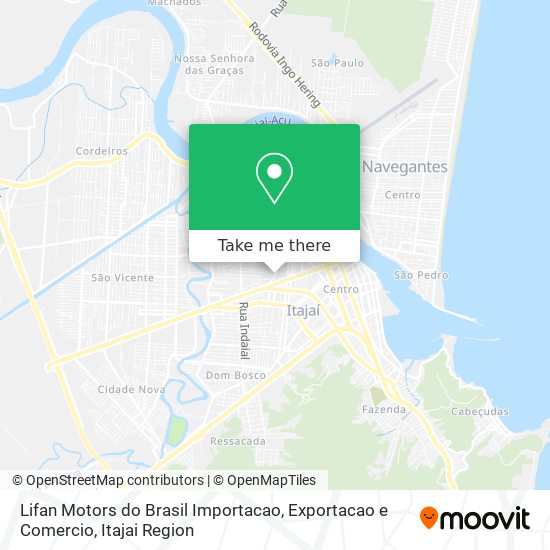 Lifan Motors do Brasil Importacao, Exportacao e Comercio map