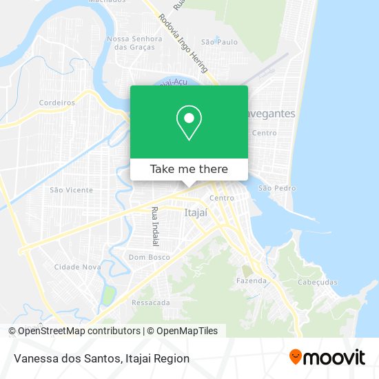 Mapa Vanessa dos Santos