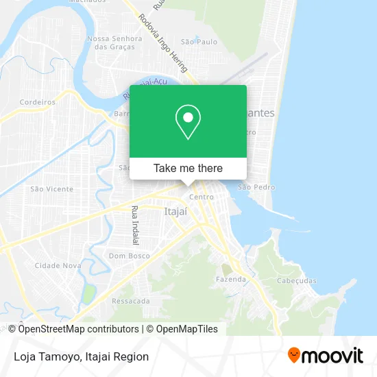 Loja Tamoyo map