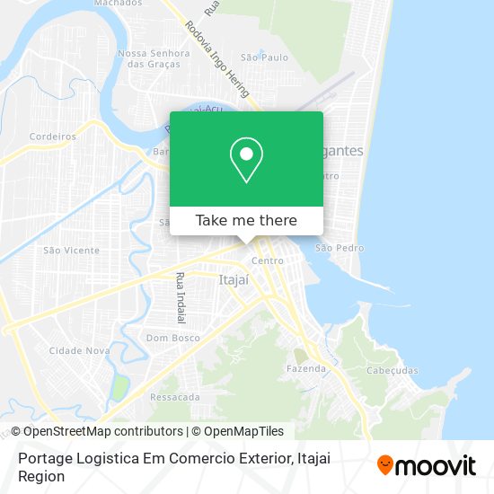 Portage Logistica Em Comercio Exterior map