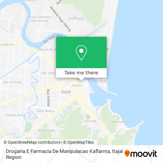 Drogaria E Farmacia De Manipulacao Kaflarma map