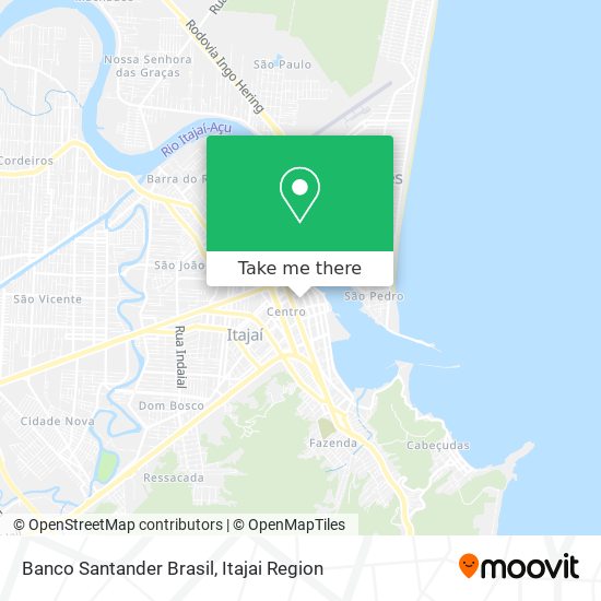 Banco Santander Brasil map