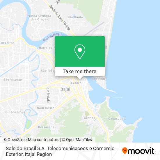 Sole do Brasil S.A. Telecomunicacoes e Comércio Exterior map