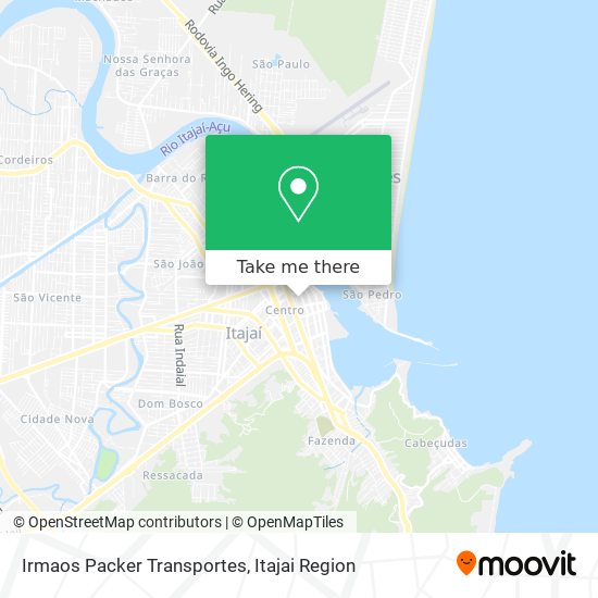 Irmaos Packer Transportes map