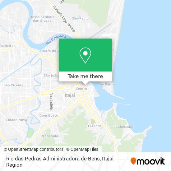 Mapa Rio das Pedras Administradora de Bens