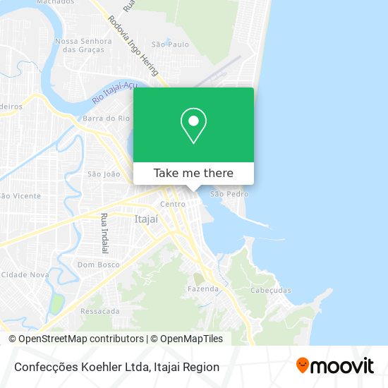 Confecções Koehler Ltda map