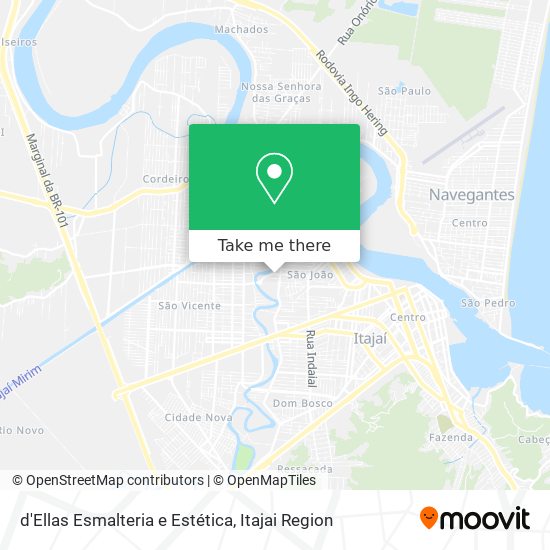 d'Ellas Esmalteria e Estética map