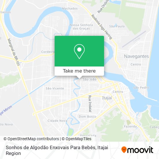 Sonhos de Algodão Enxovais Para Bebês map