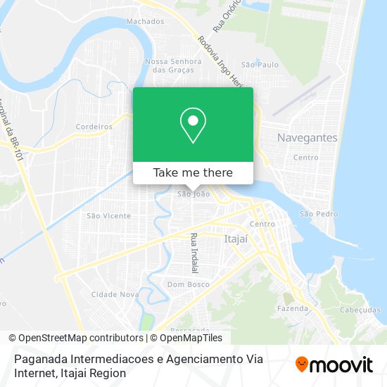 Paganada Intermediacoes e Agenciamento Via Internet map